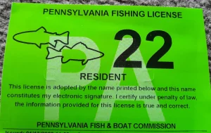 Pennsylvania Fishing License